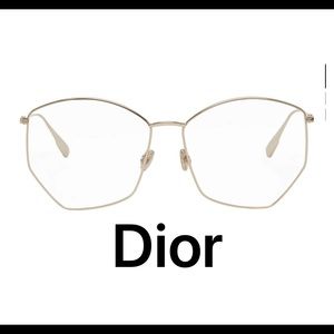 Dior STELLAIRE04 rose gold glasses